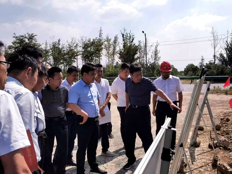 亳州市委常委、副市長左龍蒞臨亳蒙預(yù)制標調(diào)研指導(dǎo)